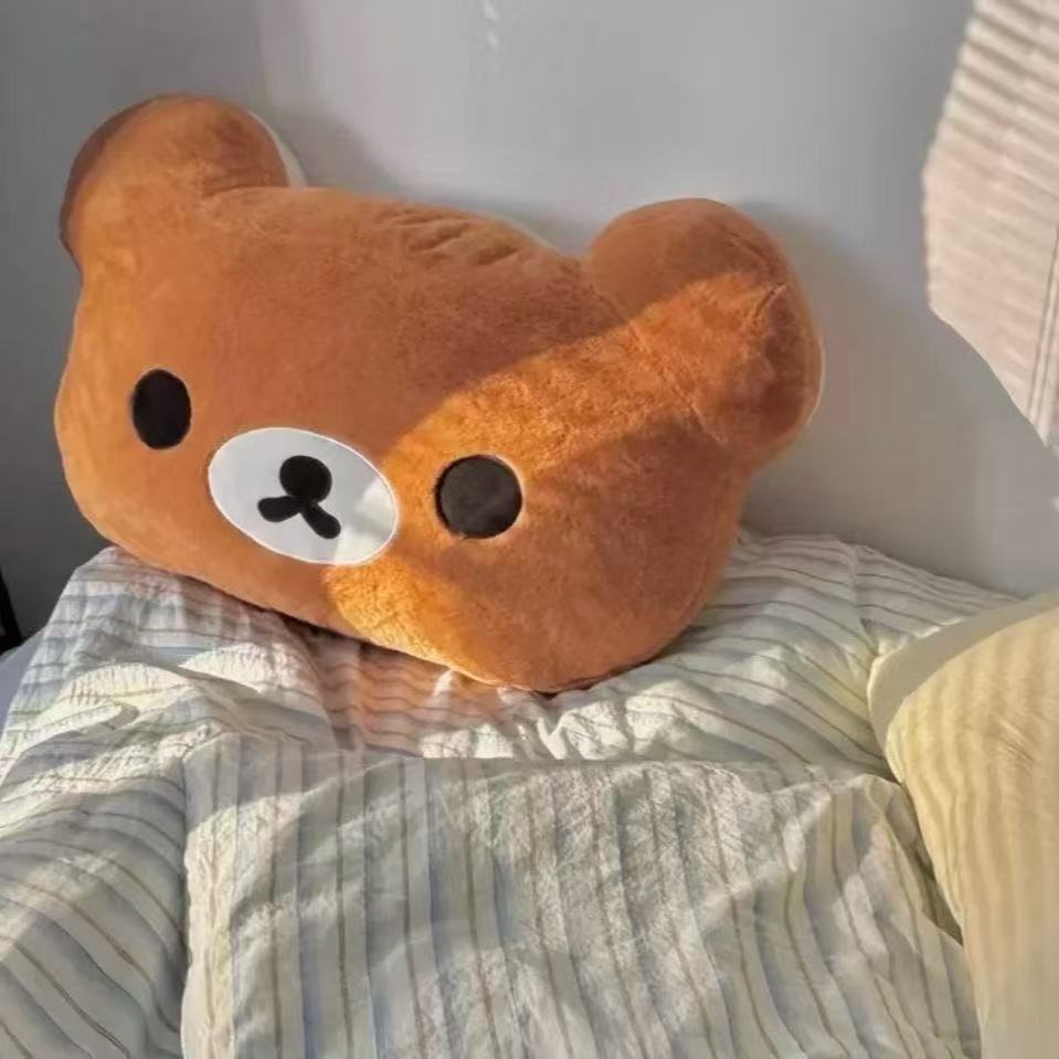 Süßer Rilakkuma Plüsch Warme Handkissen Cartoon Bär Plüschtier Weiches Kissen Geburtstagsgeschenk
