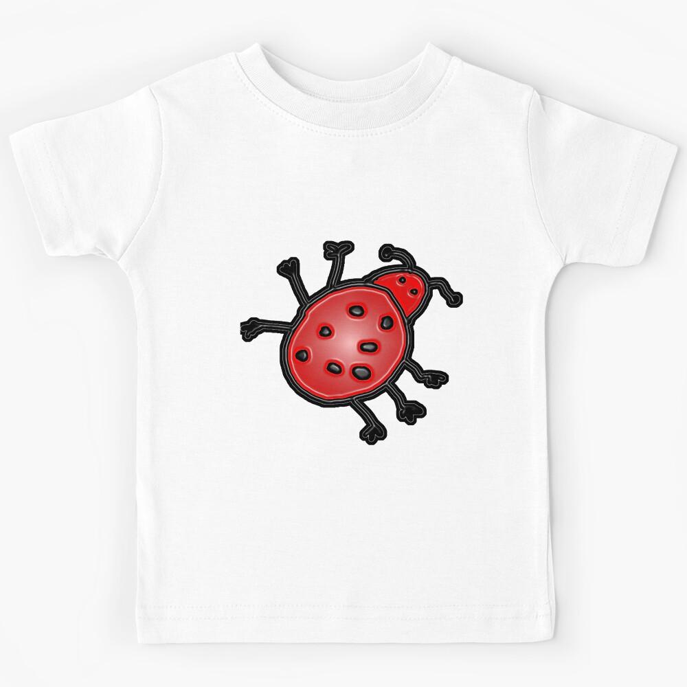 Red ladybug Kids T-Shirt 110
