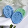 Flower Embossed Wax Seal Stamp Head for Wedding Invitation Envelope, Flower Textured Wax Seal Stamp Head