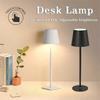 Ambiance Usb Rechargeable Table Lamp 3 Colours Wireless Touch Lamps LED Desk Lamp  For Hotel