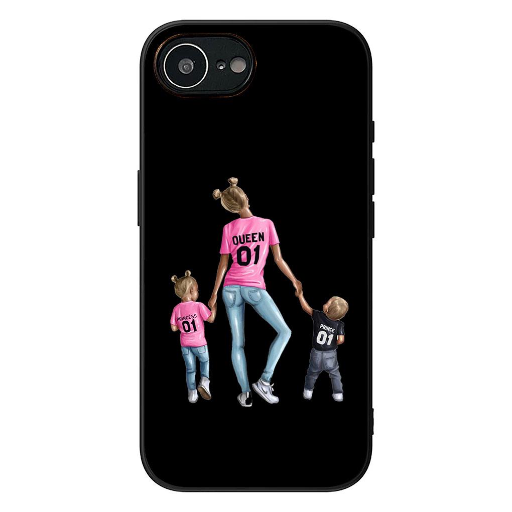 Cover for Samsung Galaxy A05 A06 A14 A50 A51 A52 A12 A13 A17 A70 A07 A25 A26 A56 A23 M53 Case Woman Baby Girl Mom Family Boy