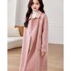 Women's Elegant Mid-Length Wool Blend Coat