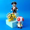12Pcs/Set Super Mario Bros Pvc Action Figure Toys Dolls Model Set Luigi Yoshi Donkey Kong Mushroom  Holiday Gifts