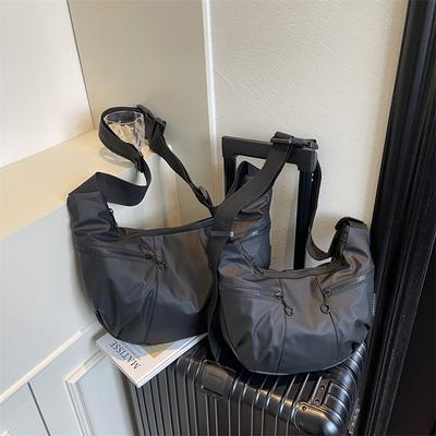 Women's Bag Black Lightweight Hobo Bag Commuter Shoulder Bag