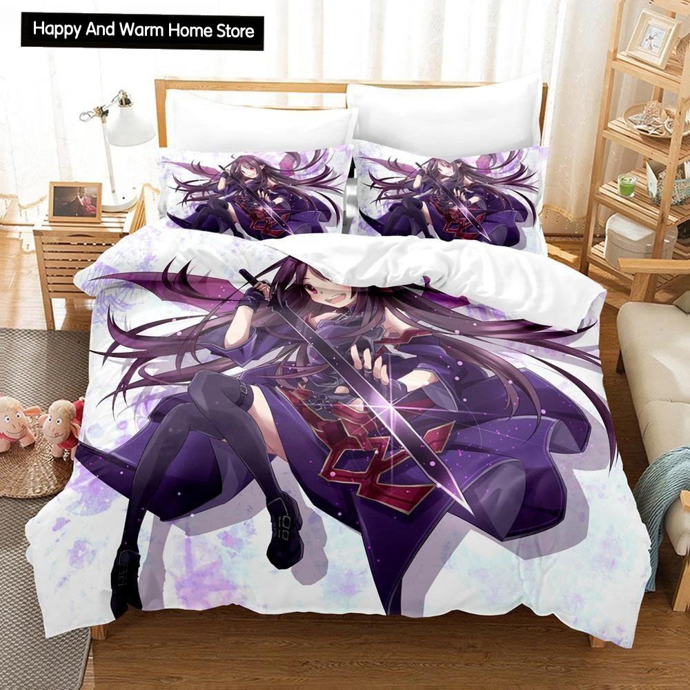 Anime Sword Art Online 3D Bedding Set Duvet Cover Pillowcase Boys Gift Home Textile Bed Linen