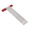 Marking T Ruler Stainless Steel Carpenter Hole Measuring Position Scribing Tool 200mm