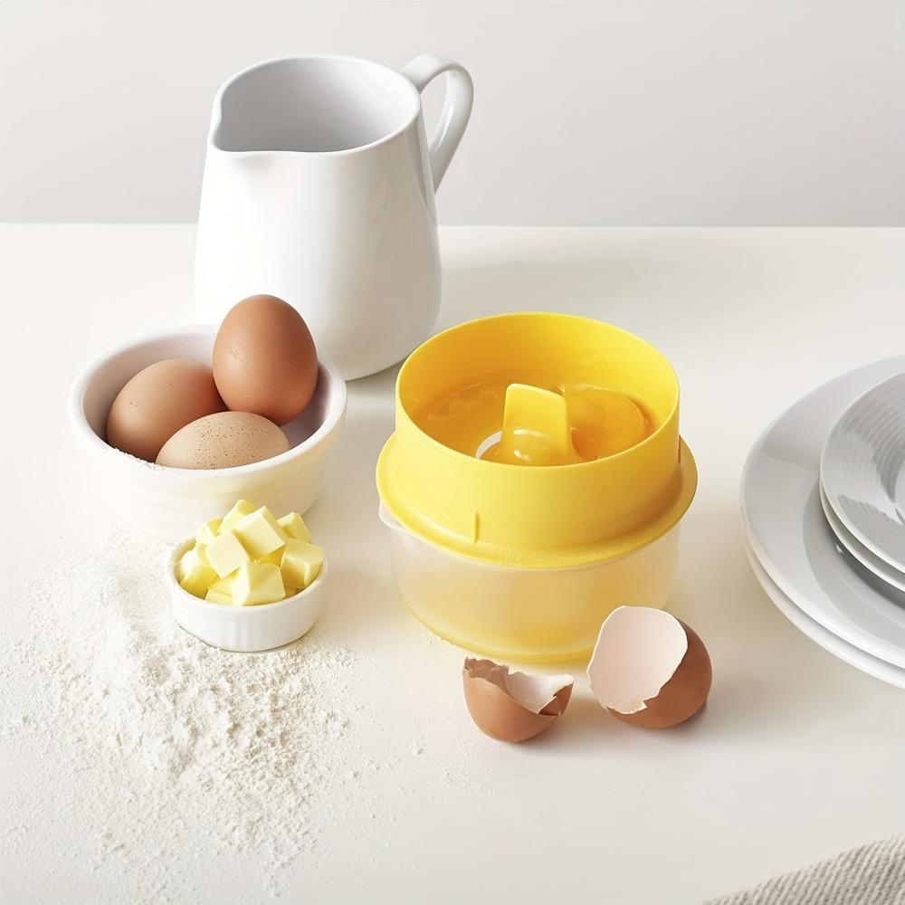 1PC Large Capacity Egg Yolk Separator - Easy To Clean Egg Yolk and Protein Filter for Kitchen and Restaurant, Durable Plastic