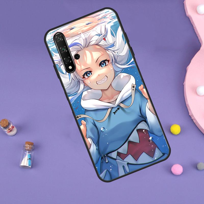 Gawr Gura Hololive Girl For Huawei Nova 5T 9 10 SE 7i 8i 11i 12i Y60 Y61 Y70 Y72 Y73 Y90 Y91 P20 P40 P30 Lite Case