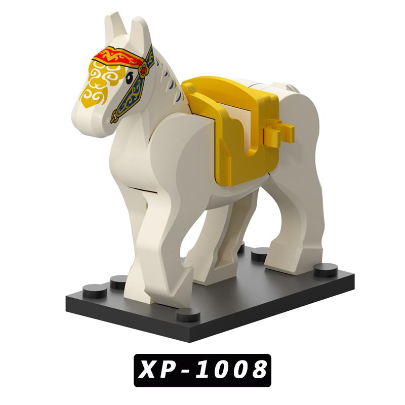 MOC Military War Horse Suitable For Mini-Figurines Building Blocks Accessories Boys Children's Toys Gift