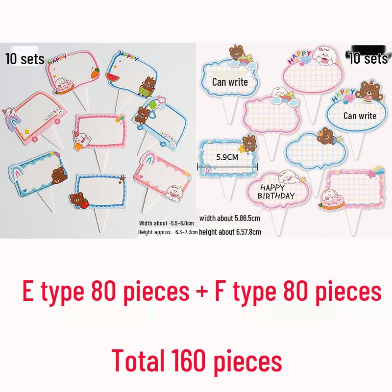 Happy Birthday Rainbow Cake Topper with Writable Greeting Card