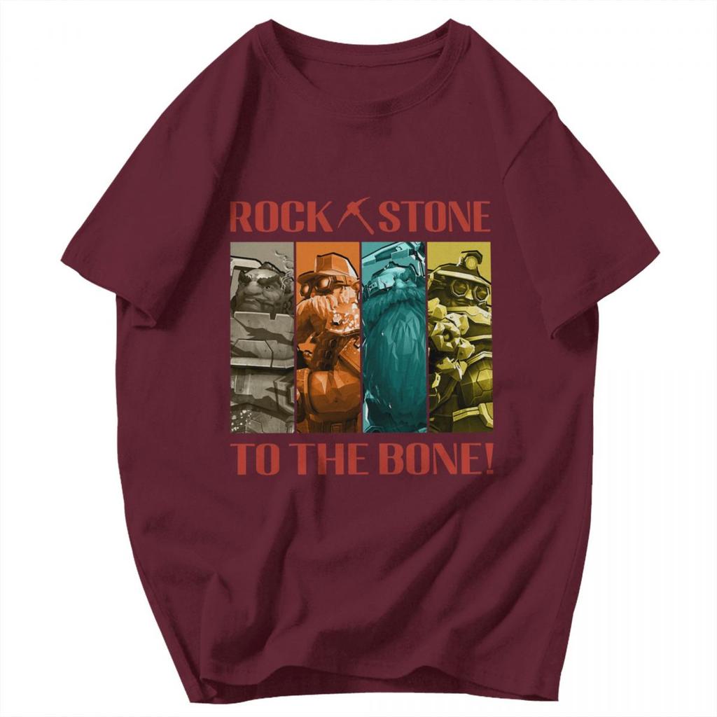 Men T Shirt Deep Rock Galactic Rock And Stone Retro Unique Y2K Graphic Oneck Unisex Tops T Shirts