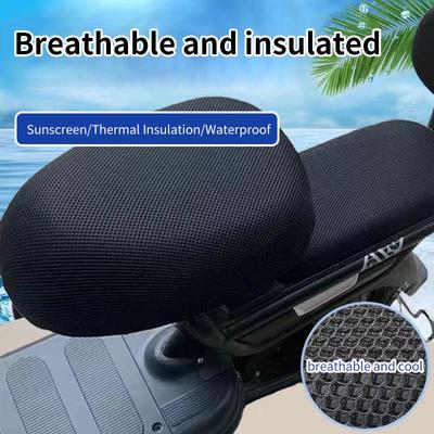 Universal Electric Bicycle Seat Cover Breathable Soft And Comfortable Battery Car Bicycle Seat Cover Sun Protection All Seasons