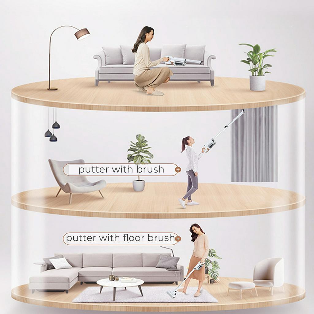 14000PA 100-240V Handheld Vacuum Cleaner Corded Stick Household Vacuum Cleaner with HEPA Filter for Home Hard Floor Car Pet 700W