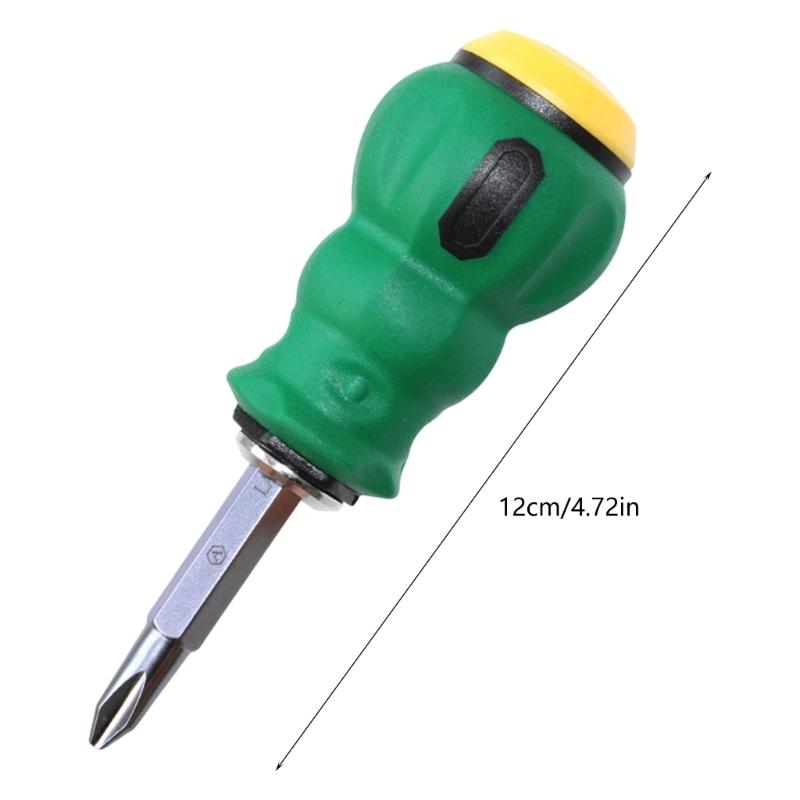Reversible Screwdriver 2 in 1 Crossed and Slotted Screwdriver For Electronics Repair And Home DIY Projects