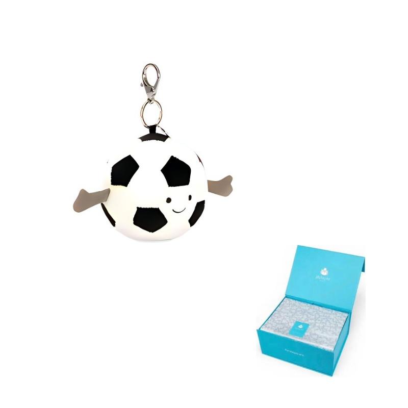JELLYCAT Fun Sports Collection Soccer Amuseable Doll Plush Pendant 9cm Height