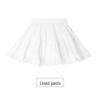 Mucmukn Mädchen Sommer Off-White Aufgeblasster Stufen-Baumwollrock