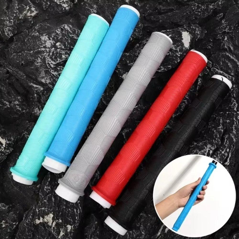 Replaceable Fishing Rod Handle Wrap Silicone Hand Pole Grips Sleeve Wrap Tube Fishing Rod Grip