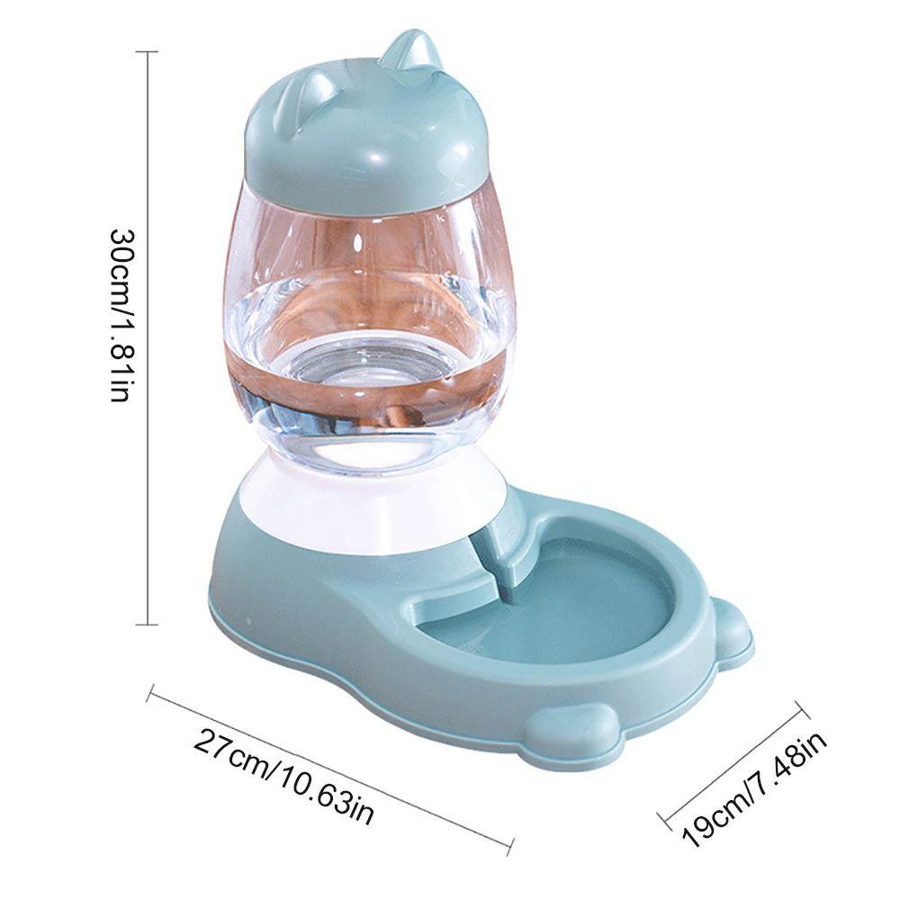 Plastic Pet Feeder Dispenser 2.2L Large Capacity Pet Drinking Bowl Cat Dog Food Water Bowl  Cat