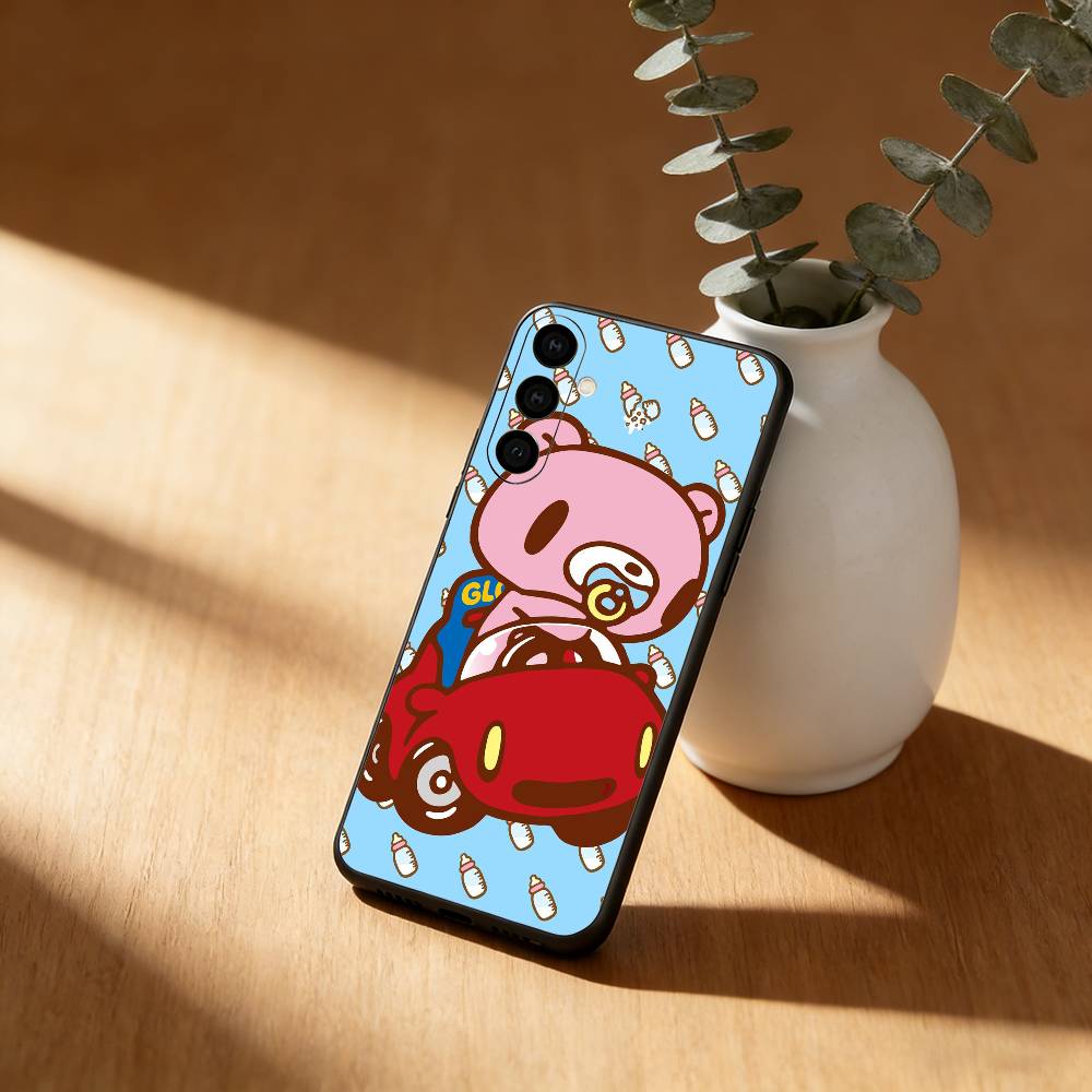 G-Gloomy Cute Bear Wallpaper Phone Case For Samsung Galaxy A20,21s,22,31,32,52,53,72,73,80,91 Soft Black Shell