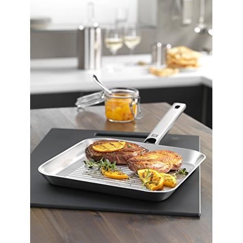 Zwilling 40996-024 Gril Carré, Acier Inoxydable, Argent, 24 X 24 Cm 40996-024