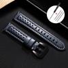 Vintage Handmade Watch Straps 20mm 22mm 18mm 24mm Leather Strap Brown Breathable Porous Sports Watchband for Panerai Bracelet