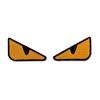 Glow-in-the-Dark Reflective Cat Eye Devil's Eye Monster Velcro Patch for Bags and Armbands
