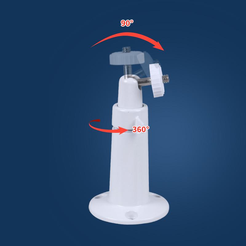 Adjustable Wall Mount for Indoor/Outdoor Camera, Compatible with Arlo - White Security Bracket