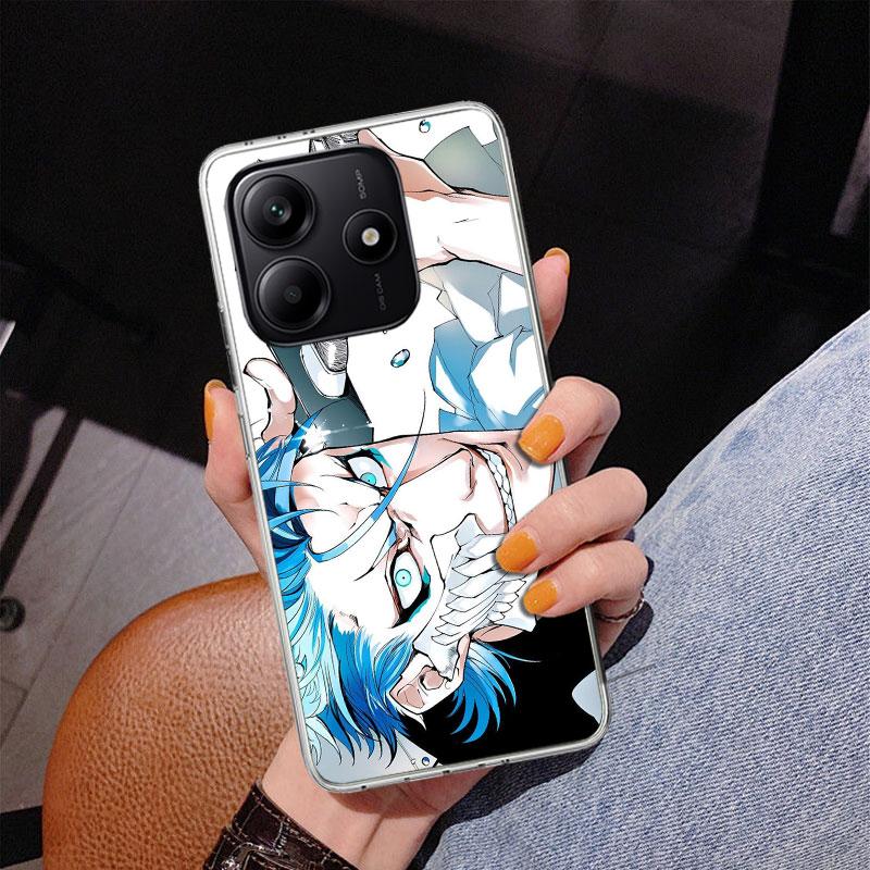 Grimmjow 6 Bleach Phone Case For Xiaomi Redmi Note 15 14 13 12S 12 11 Pro Plus 14S 11S 11E 10 10S 11T 5G Personalized Cover Redm