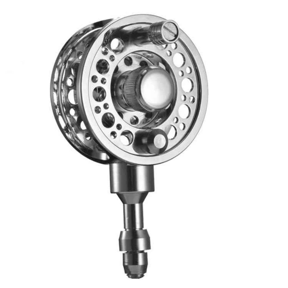 Lizard Metal Aluminum Alloy And Fishing Reel Hand Rod Internal Winding With Drag Function Camping Travel Gear