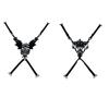 3Pcs Butterfly Beauty Back Bra Straps Cross Lace Bra Straps Sweet Bra Shoulder Straps  Women