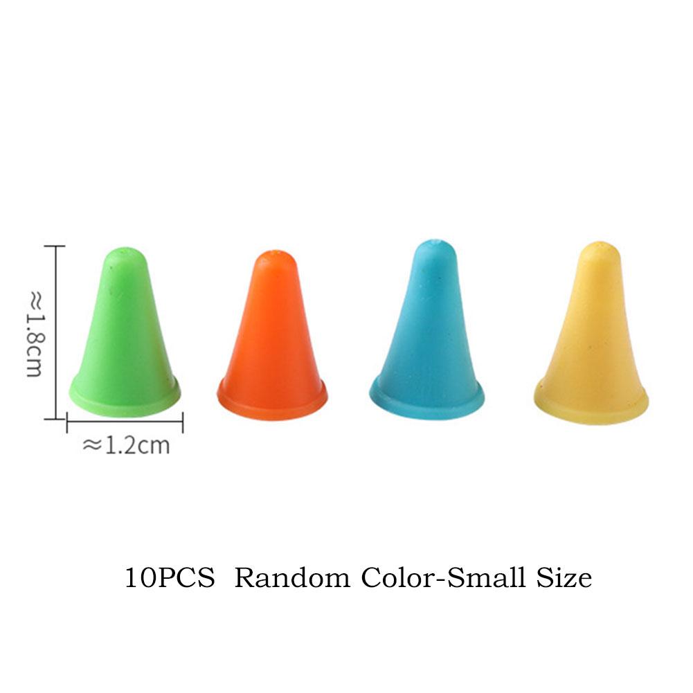 

10 шт. Защитные колпачки для спиц, колпачки для кончиков спиц для начинающих, защитные колпачки/ограничители для кончиков спиц