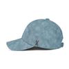 VARZAR VA Studded Vegan Leather Ball Cap Aquamarine