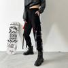 2024 Spring Autumn Harem Casual Women's Pants Streetwear Cotton Ribbons Joggers Ankle Length Cargo Pants For Girls