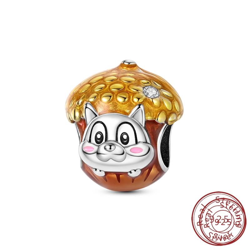 Copper Charms Firefly Cat Dog Coconut Charms Beads Pendant Fit Original Pendant Bracelet Diy Fine Jewelry For Women