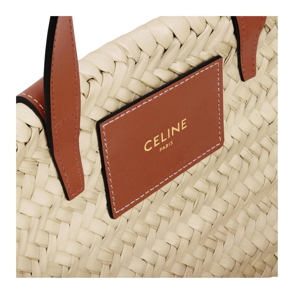 Celine Woven Palm Leaf Shoulder Crossbody Handbag Women handbags Brown 113832CGG-04LU