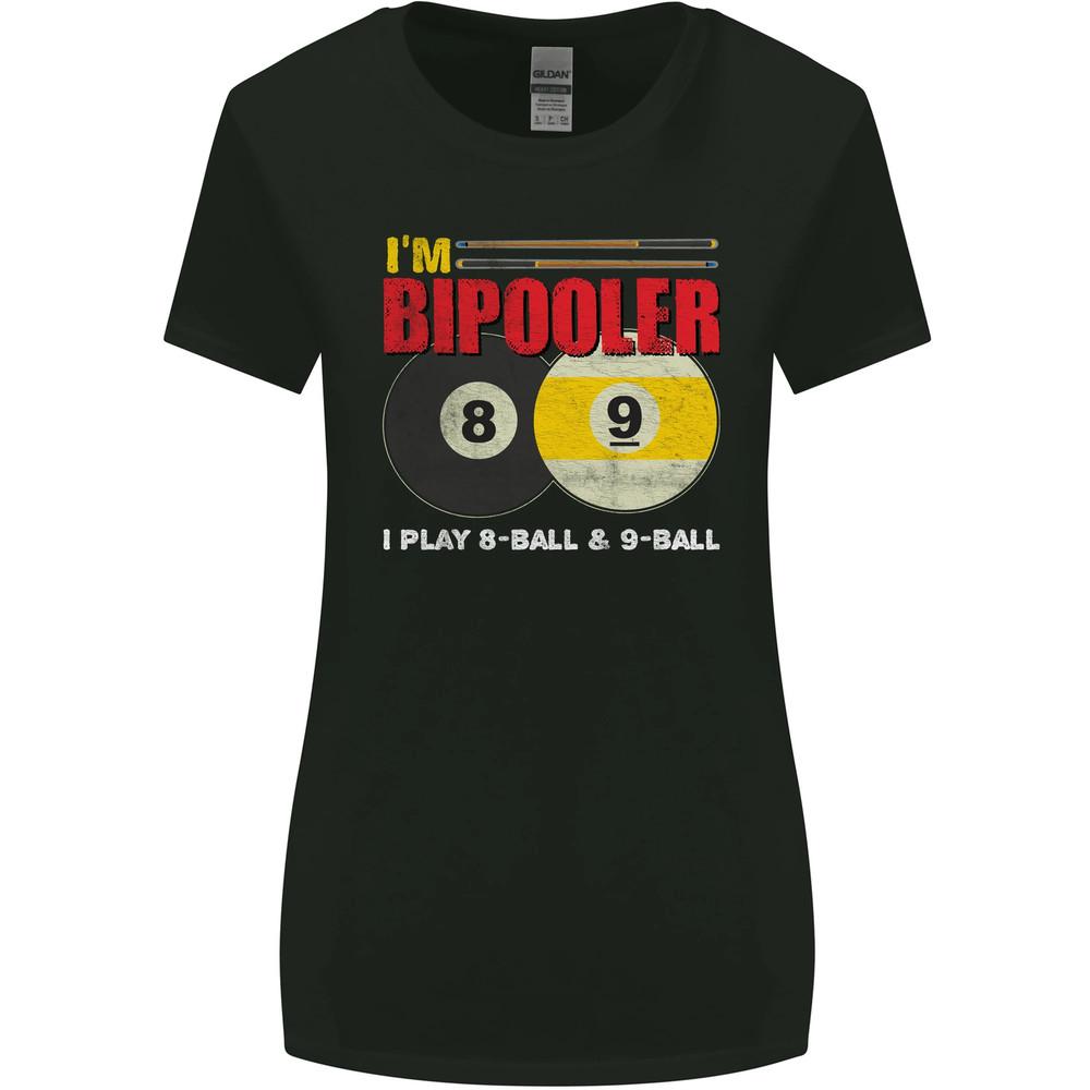 Im Bipooler I Play 8-Ball 9-Ball Funny Pool Womens Wider Cut T-Shirt Unisex T-Shirt XL