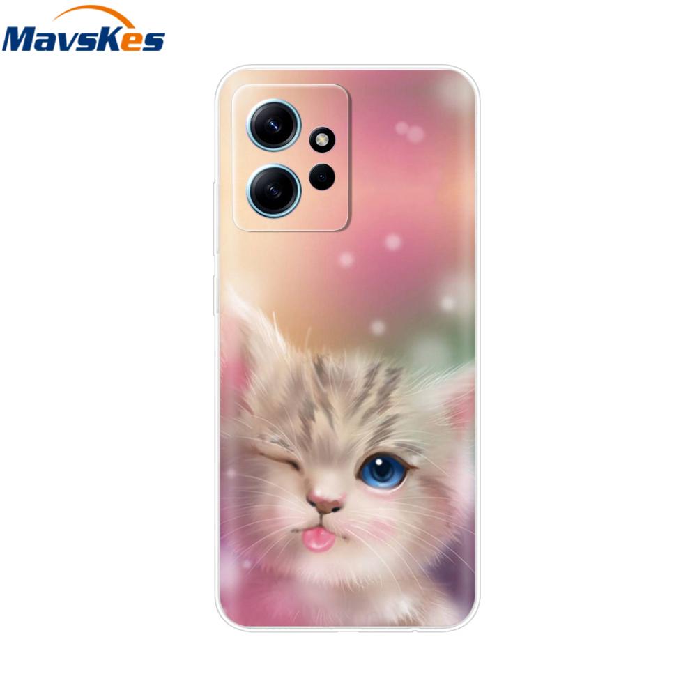 For Redmi Note 12 4G Case Note12 Pro TPU Silicone Shockproof Clear Phone Covers For Xiaomi Redmi Note 12 Pro Note12 Soft Fundas