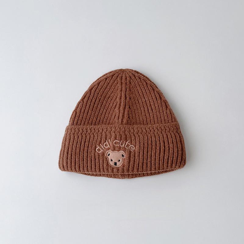 2025 Autumn/Winter Unisex Korean Knit Wool Hat for Kids and Babies - Warm, Trendy Pullover Design