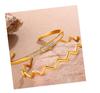 Retro Geometrisches Gewebtes Armband Set: Stapelbare, Hohlgefugte Offene Armbänder