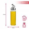 Glass Dispenser 500 ml with Scale for Oil, Sauces, Vinegar, Spices