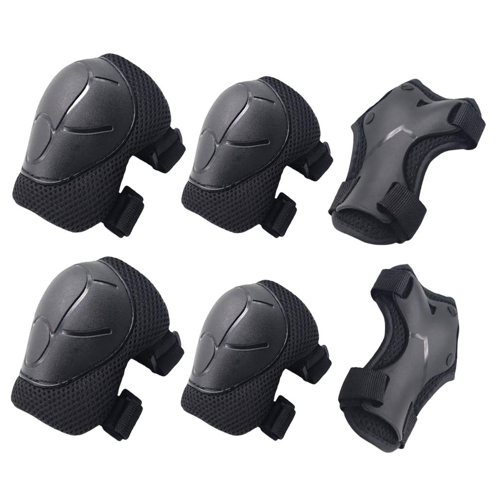 Kids Roller Skating Protective Gear Set 6 Pieces Thickened Protection for 3-7 Years Old Children Outdoor Sports