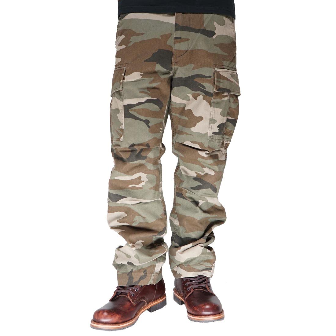 AVIREX BASIC FATIGUE PANTS 6126129 875 olive camo-M