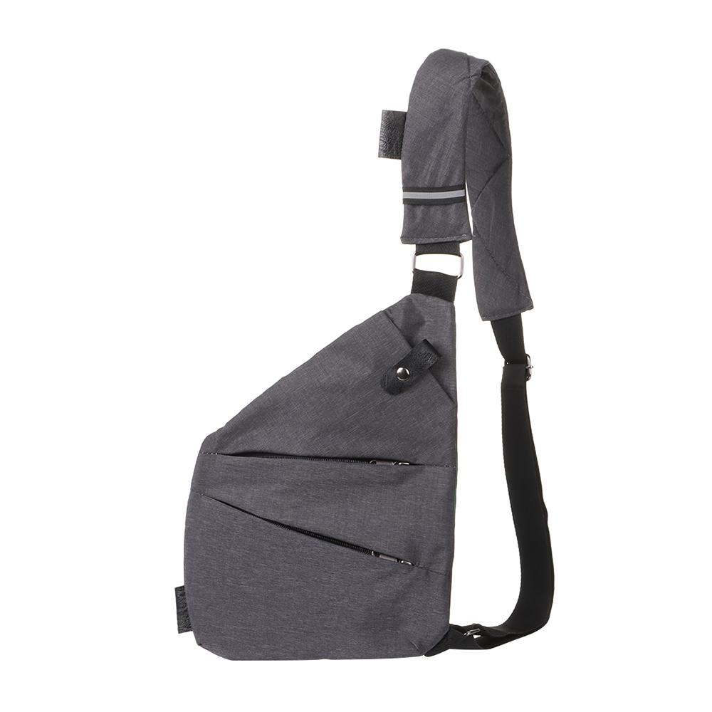 

Компактные наплечные сумки Мужская личная облегающая сумка-мессенджер Водонепроницаемый нейлон Универсальные дорожные повседневные сумки серый
