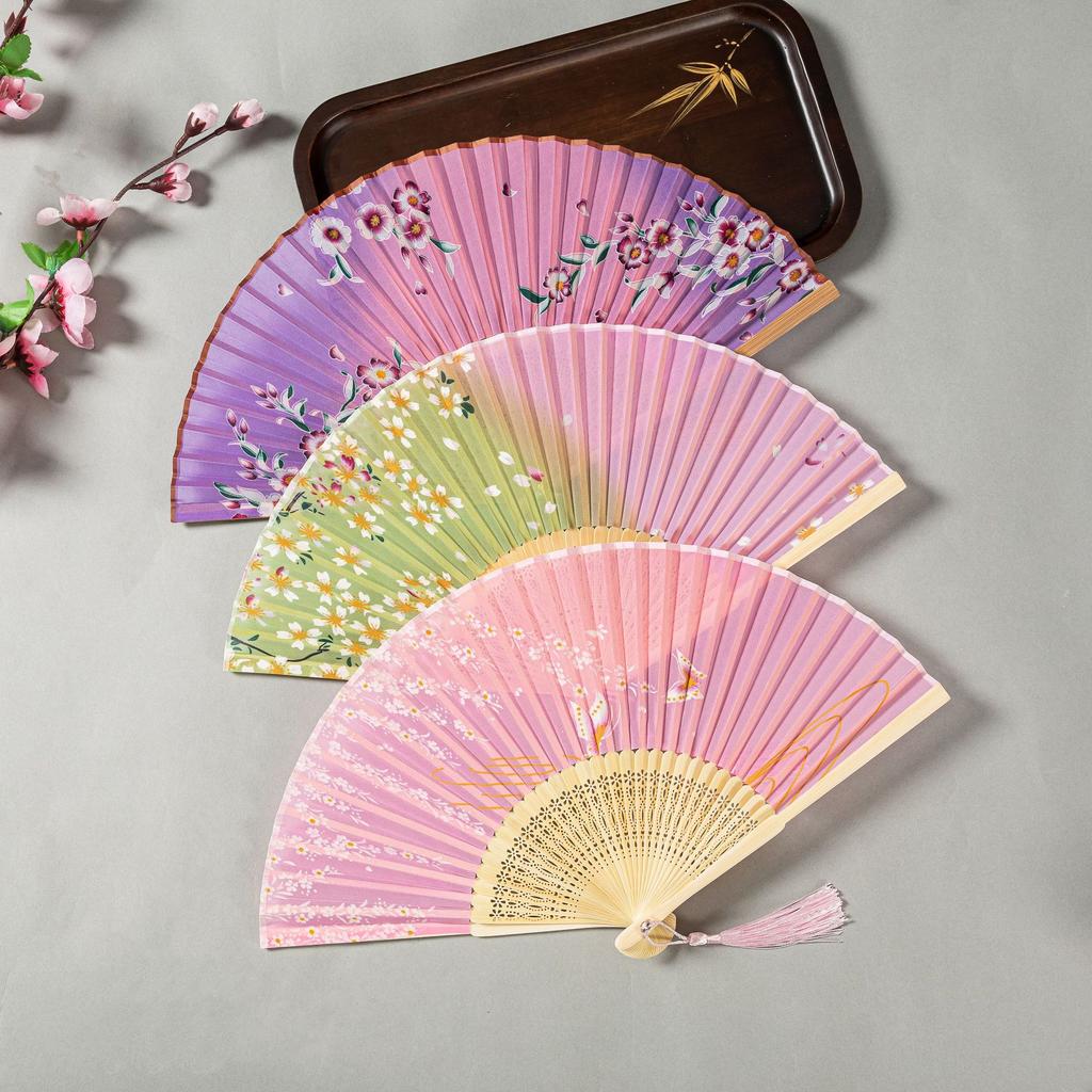Japanese Fan Stylish Dance Fan Craft Fan Decorative For Party Women Photography