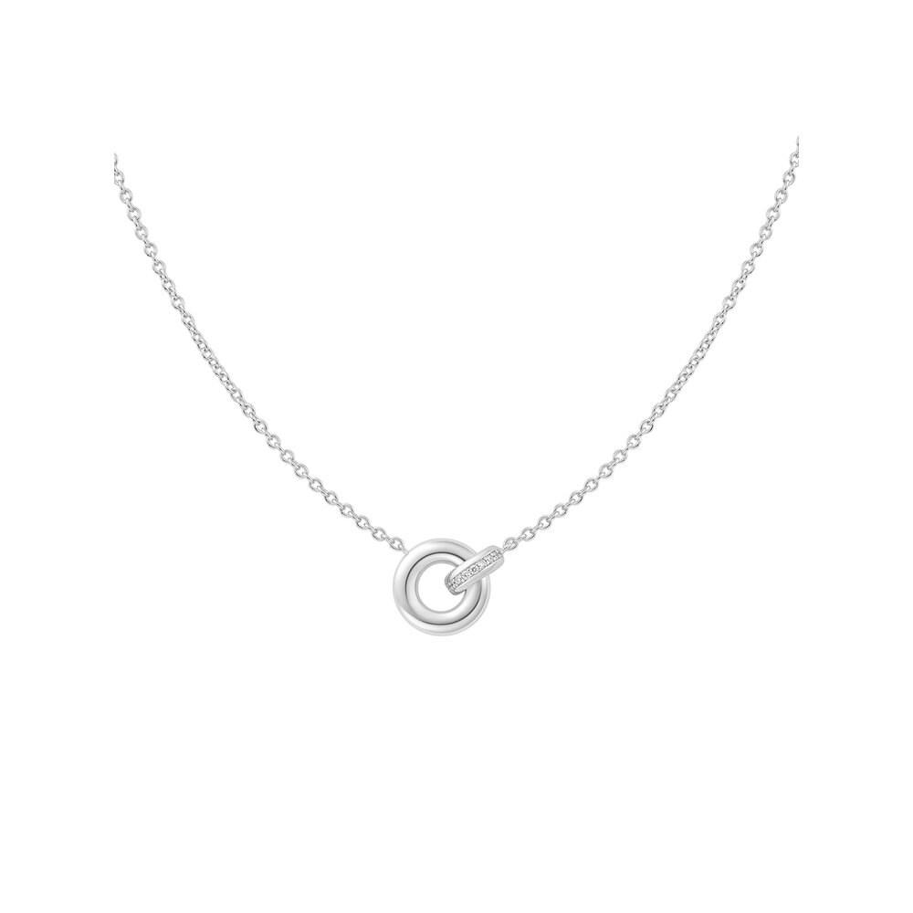 Silver Linked 925 Silver Necklace N062-02H