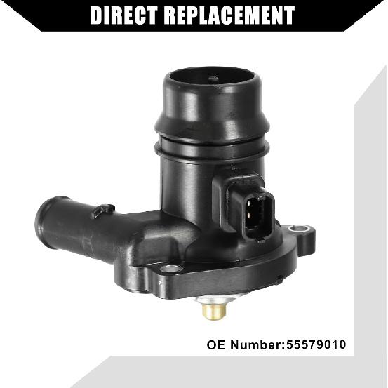 No.55579010 Engine Coolant Thermostat Housing Assembly for Chevrolet Trax 2013-2019 for Chevrolet Sonic 2012-2019 / Inner Water Pump