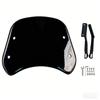 Non Scowl Motorcycle Windshield Standard Size 25x19x3cm For Improved Visibility