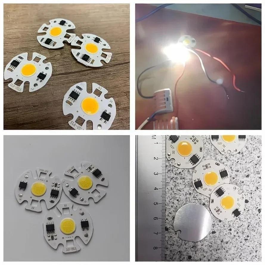 10PCS 12W Y32 Driver Free Use LED COB Lamp Chip Bulb Real Power Input for Outdoor LED Bulb FloodLight Cold Warm White 220V/110V