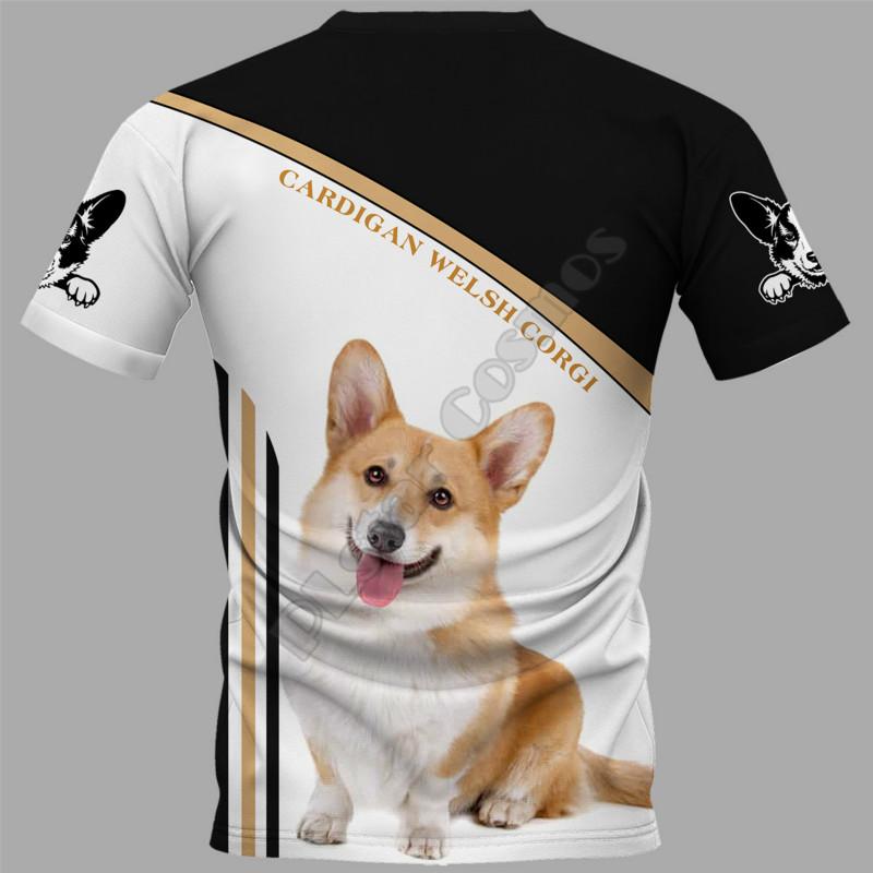 Bernese Mountain Dog 3D Printed T-shirt Men's Summer Casual Short-sleeved T-shirt 2021 New Men's Trendy Fashion All-match
