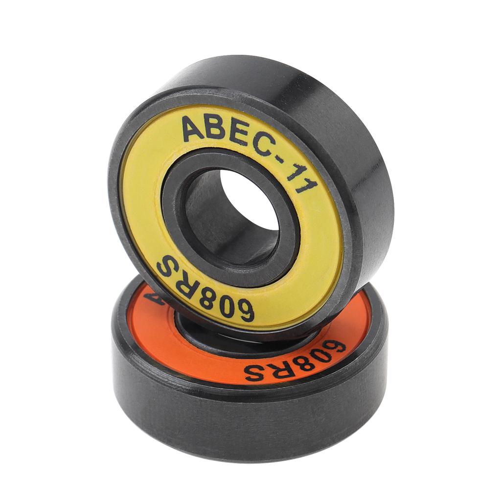 8PCS ABEC-608 High Speed Bearings, Pro Skate Wheel Bearings with Case, Compatible with Skateboard, Longboard and Scooter
